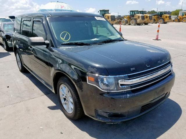 2FMGK5B85EBD05651 - 2014 FORD FLEX SE BLACK photo 1