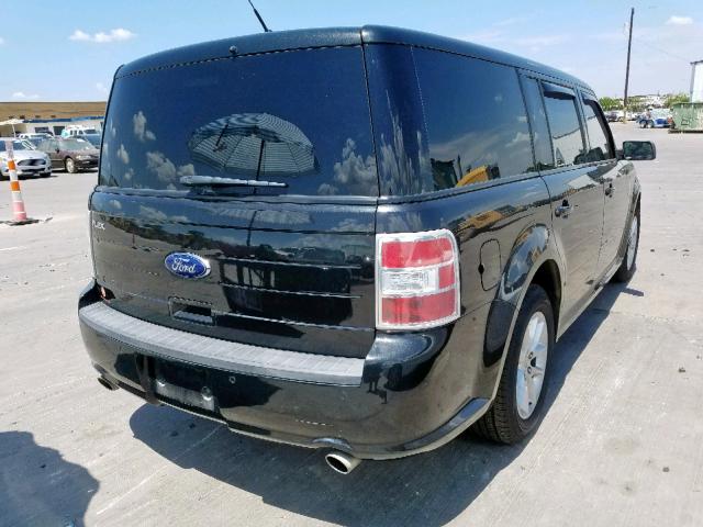 2FMGK5B85EBD05651 - 2014 FORD FLEX SE BLACK photo 4