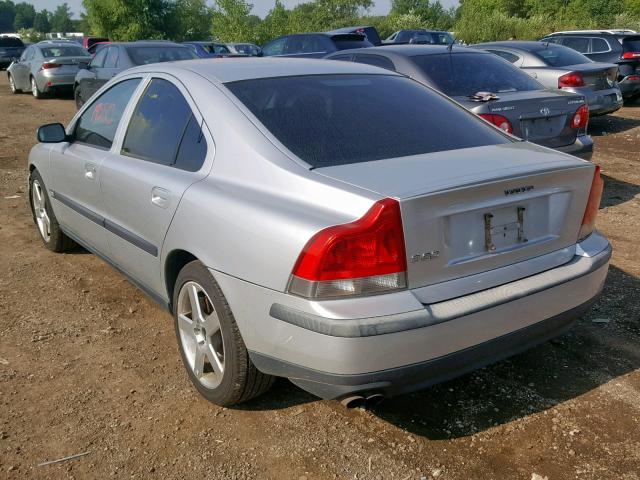 YV1RH52Y242421352 - 2004 VOLVO S60 R SILVER photo 3