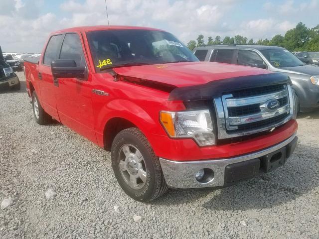 1FTFW1CF8DFA37363 - 2013 FORD F150 SUPER RED photo 1