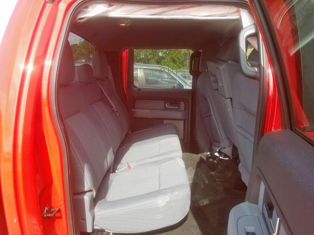 1FTFW1CF8DFA37363 - 2013 FORD F150 SUPER RED photo 6