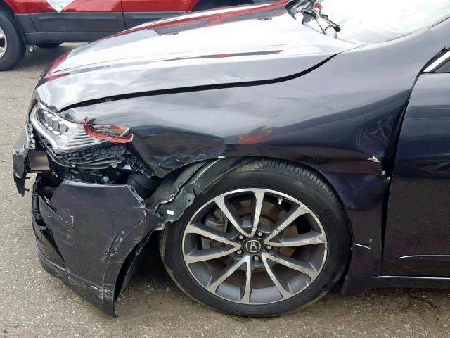 19UUB3F57FA000811 - 2015 ACURA TLX TECH GRAY photo 9