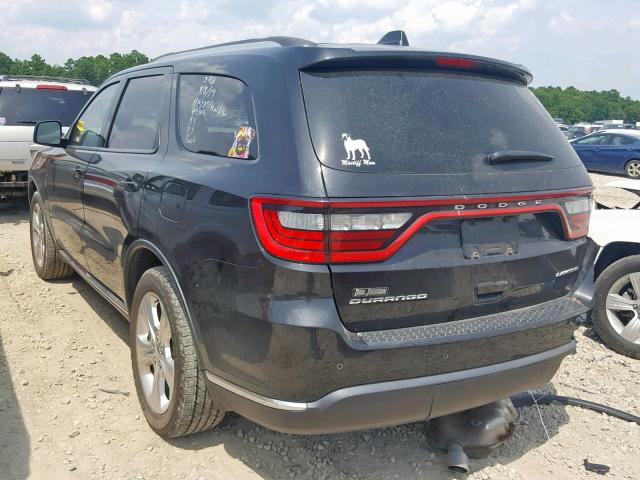 1C4RDHDG3FC770993 - 2015 DODGE DURANGO LI BLACK photo 3