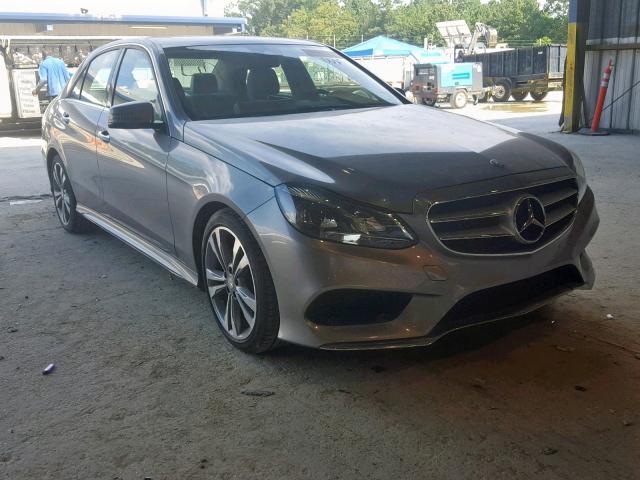 WDDHF5KB6EB016282 - 2014 MERCEDES-BENZ E 350 GRAY photo 1