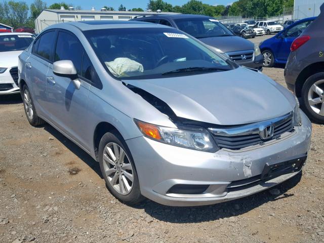 2HGFB2F83CH311016 - 2012 HONDA CIVIC EX SILVER photo 1