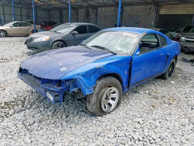 1FAFP42R13F301781 - 2003 FORD MUSTANG MA BLUE photo 2