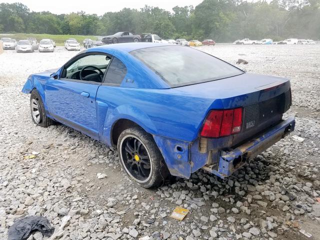 1FAFP42R13F301781 - 2003 FORD MUSTANG MA BLUE photo 3