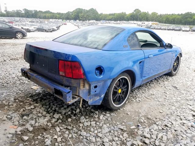1FAFP42R13F301781 - 2003 FORD MUSTANG MA BLUE photo 4