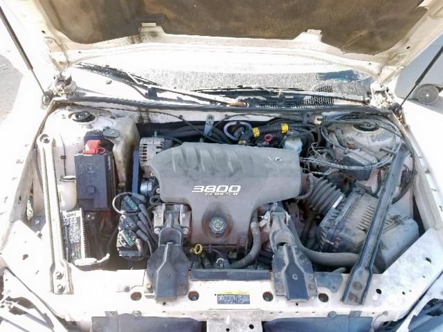 1G2WP52K52F152507 - 2002 PONTIAC GRAND PRIX WHITE photo 7