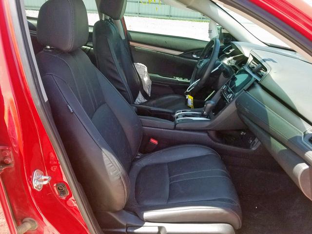 2HGFC1F70HH650404 - 2017 HONDA CIVIC EXL 红色 照片 5