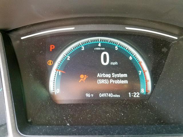 2HGFC1F70HH650404 - 2017 HONDA CIVIC EXL 红色 照片 8