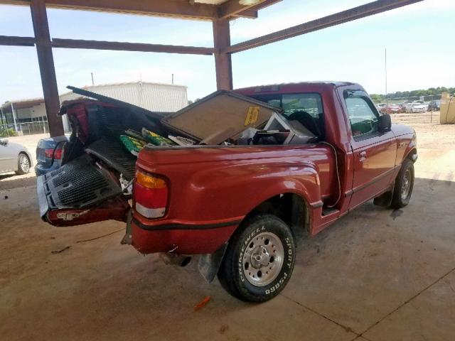 1FTYR10CXWPA79542 - 1998 FORD RANGER ORANGE photo 4