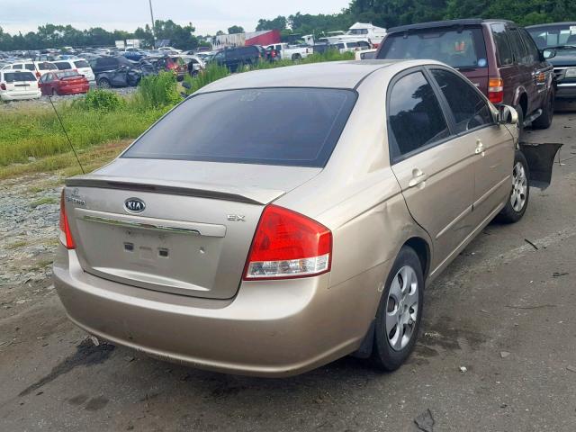 KNAFE121375409191 - 2007 KIA SPECTRA EX GOLD photo 4