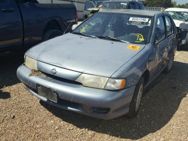 3N1AB41D5XL077700 - 1999 NISSAN SENTRA BAS BLUE photo 2