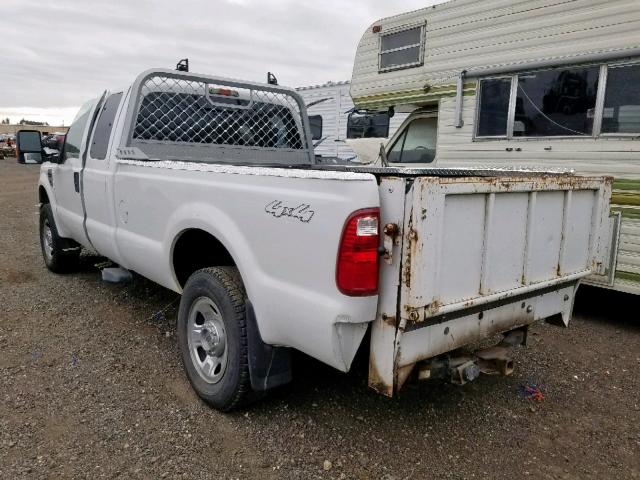 1FTWX31R68EC53620 - 2008 FORD F350 SRW S WHITE photo 3