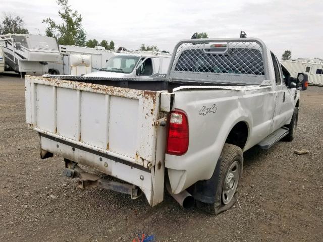 1FTWX31R68EC53620 - 2008 FORD F350 SRW S WHITE photo 4