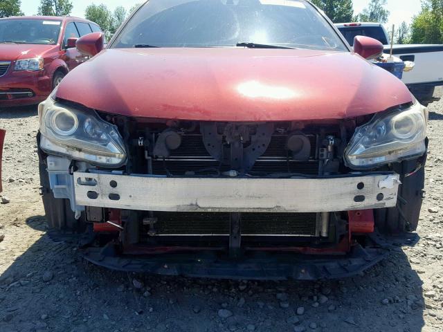 JTHKD5BH5B2012308 - 2011 LEXUS CT 200 MAROON photo 9