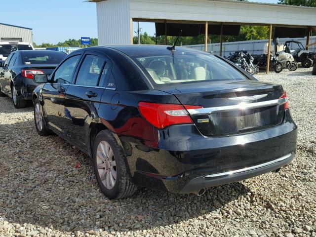 1C3CCBBG7EN114750 - 2014 CHRYSLER 200 TOURIN BLACK photo 3