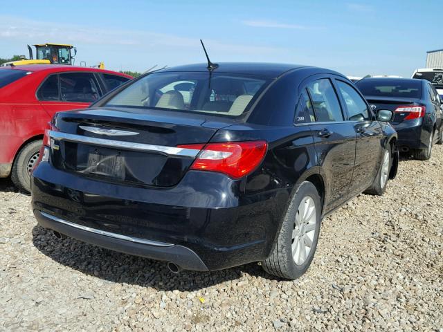 1C3CCBBG7EN114750 - 2014 CHRYSLER 200 TOURIN BLACK photo 4