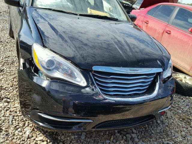 1C3CCBBG7EN114750 - 2014 CHRYSLER 200 TOURIN BLACK photo 9