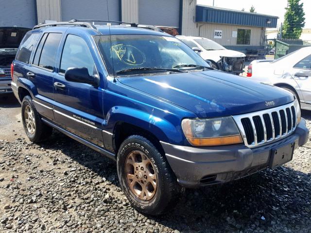 1J4GW48S81C617103 - 2001 JEEP GRAND CHER BLUE photo 1