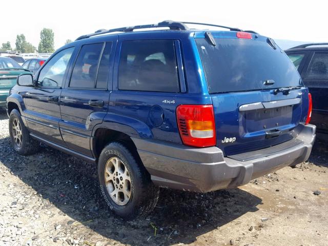 1J4GW48S81C617103 - 2001 JEEP GRAND CHER BLUE photo 3