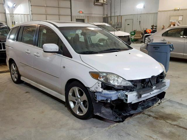 JM1CR293X60108534 - 2006 MAZDA 5 WHITE photo 1