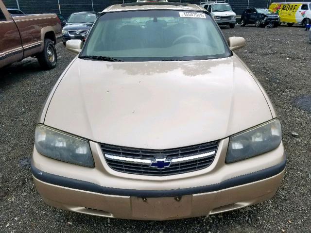 2G1WF55E9Y9132372 - 2000 CHEVROLET IMPALA TAN photo 9