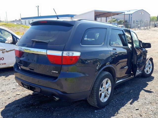 1D4RE4GG8BC599432 - 2011 DODGE DURANGO CR BLACK photo 4