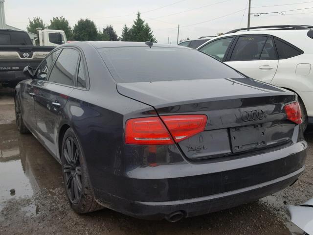 WAUTVAFD1BN024941 - 2011 AUDI A8 QUATTRO CHARCOAL photo 3