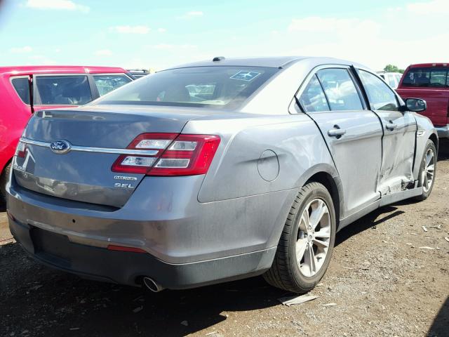 1FAHP2E83DG197757 - 2013 FORD TAURUS SEL GRAY photo 4