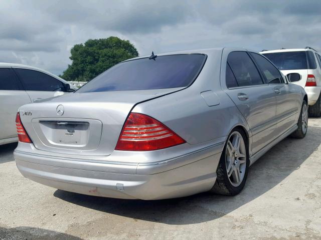 WDBNG70J36A461374 - 2006 MERCEDES-BENZ S 430 SILVER photo 4