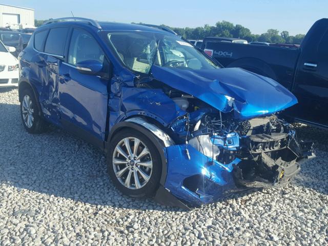 1FMCU9JD8HUB06266 - 2017 FORD ESCAPE TIT BLUE photo 1