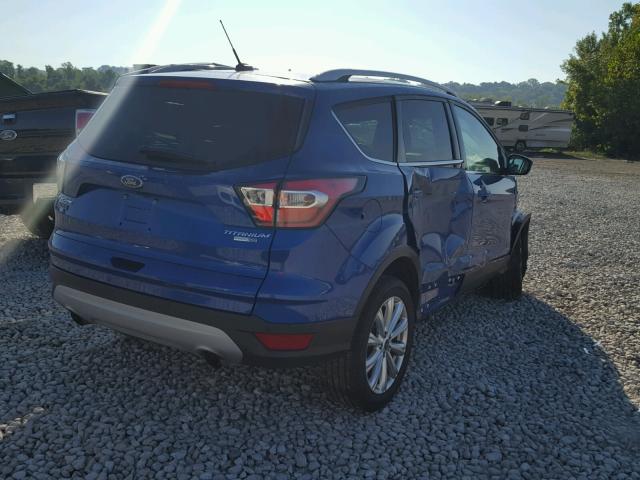 1FMCU9JD8HUB06266 - 2017 FORD ESCAPE TIT BLUE photo 4