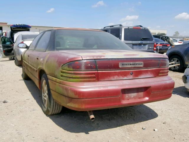 1B3HD56T8SF666286 - 1995 DODGE INTREPID E RED photo 3