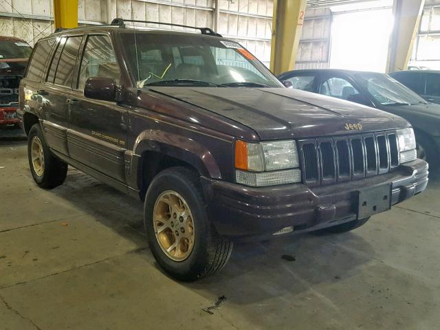 1J4GZ78Y8TC316475 - 1996 JEEP GRAND CHER PURPLE photo 1