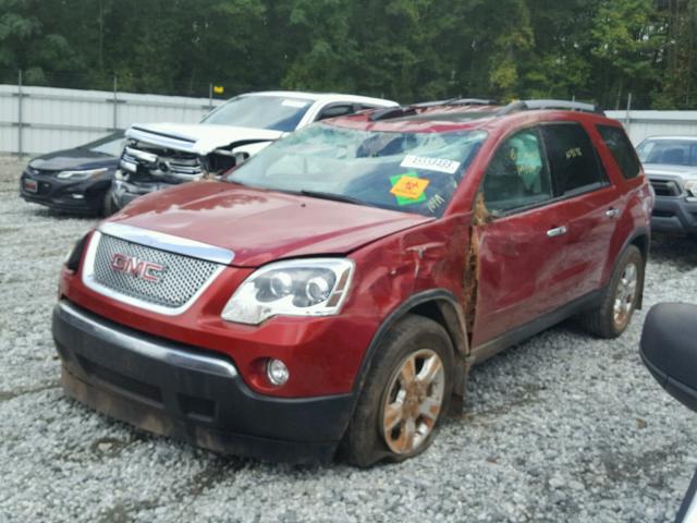 1GKKRPED6CJ309560 - 2012 GMC ACADIA SLE RED photo 2