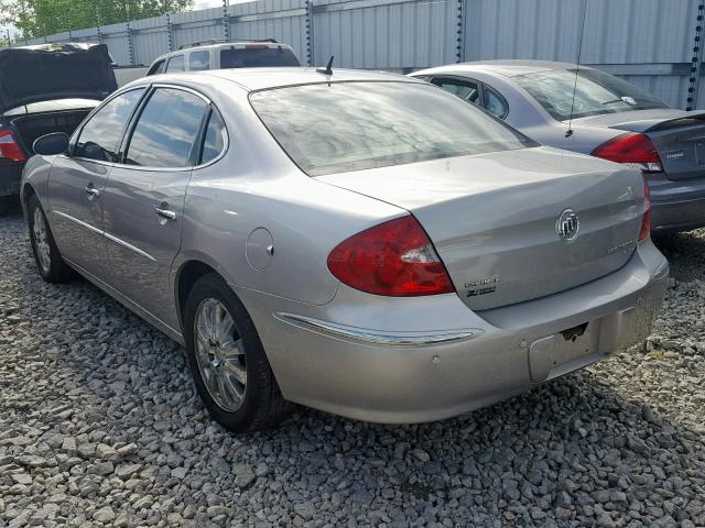 2G4WD582681155911 - 2008 BUICK LACROSSE C GRAY photo 3