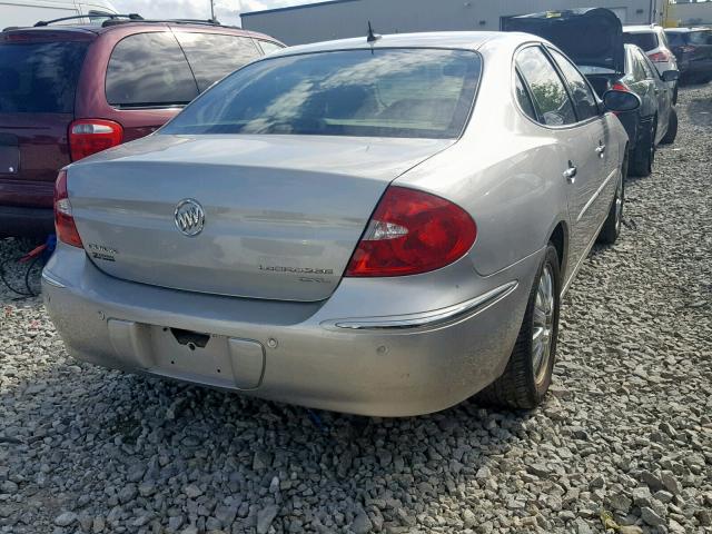 2G4WD582681155911 - 2008 BUICK LACROSSE C GRAY photo 4