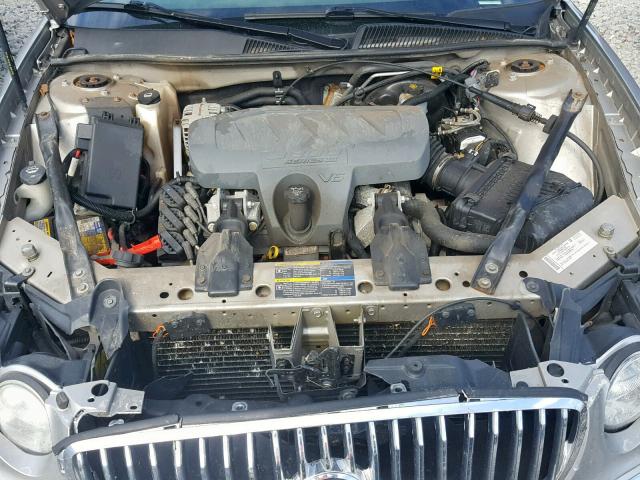 2G4WD582681155911 - 2008 BUICK LACROSSE C GRAY photo 7