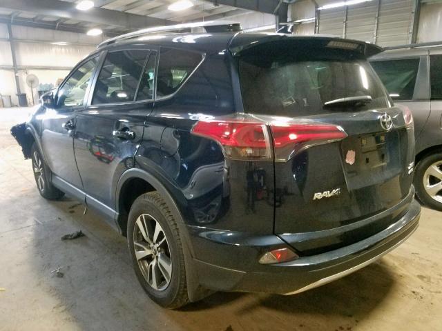 JTMRFREV7JJ206474 - 2018 TOYOTA RAV4 ADVEN BLUE photo 3