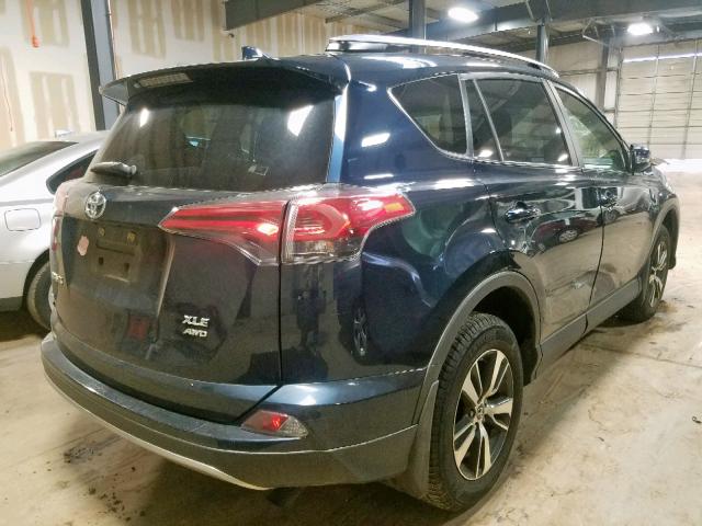 JTMRFREV7JJ206474 - 2018 TOYOTA RAV4 ADVEN BLUE photo 4