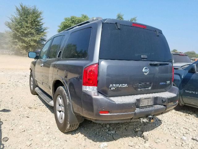 5N1BA0NDXAN620338 - 2010 NISSAN ARMADA SE GRAY photo 3