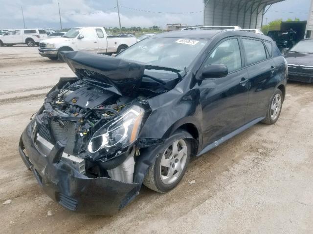 5Y2SL678X9Z434692 - 2009 PONTIAC VIBE BLACK photo 2