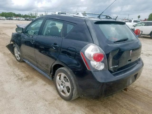 5Y2SL678X9Z434692 - 2009 PONTIAC VIBE BLACK photo 3