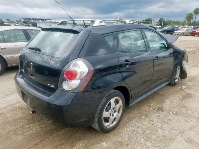 5Y2SL678X9Z434692 - 2009 PONTIAC VIBE BLACK photo 4