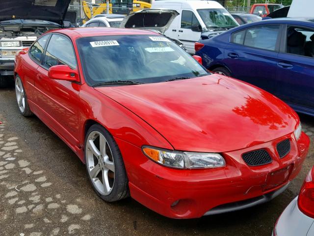 1G2WP12K5XF227447 - 1999 PONTIAC GRAND PRIX RED photo 1