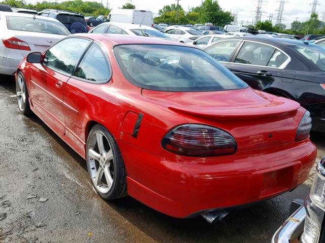 1G2WP12K5XF227447 - 1999 PONTIAC GRAND PRIX RED photo 3