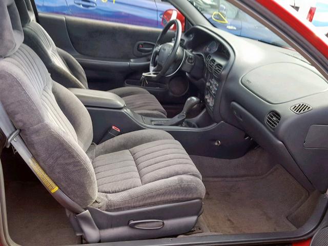1G2WP12K5XF227447 - 1999 PONTIAC GRAND PRIX RED photo 5