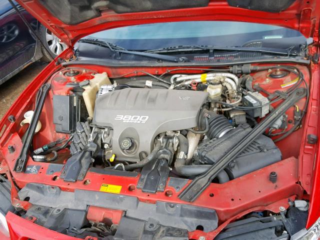 1G2WP12K5XF227447 - 1999 PONTIAC GRAND PRIX RED photo 7